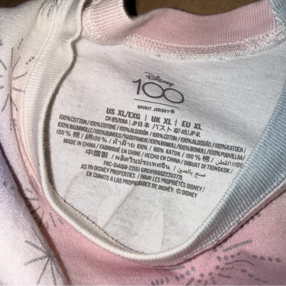 Disney Spirit Jersey XL Mickey Friends 100 Years of Wonder Disneyland Resort - Picture 6 of 7